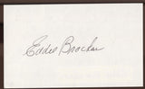 Eddie Bracken Signed Index Card Signature Vintage Autographed AUTO 