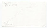Crowded House - Nick Seymour Signed 3x5 Index Card Autographed Signature Band