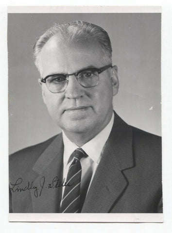Lindley J. Stiles Signed Photo Autographed Signature Author Dean Educator