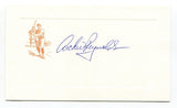 Archie Reynolds Signed Card Autograph Baseball MLB Roger Harris Collection