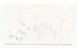 Lesley McKinnell Signed 3x5 Index Card Autographed Actress A Gentleman's Guide