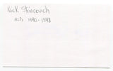 Nick Strincevich Signed 3x5 Index Card Autographed Baseball 1940 Boston Bees