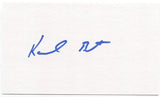 Karl Best Signed 3x5 Index Card Autographed Signature Seattle Mariners Baseball