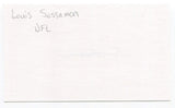 Louis Sossamon Signed 3x5 Index Card Autographed NFL Football New York Yankees