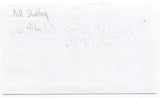 Bullet Bill Dudley Signed 3x5 Index Card Autographed NFL Football Steelers HOF