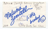 Patricia Zentilli Signed 3x5 Index Card Autographed Actress The Jane Show Lexx