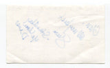 Sheri Griffith Signed 3x5 Index Card Autograph Actress A Christmas Carol Contact