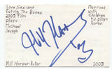 Hill Harper Signed 3x5 Index Card Autographed Signature Actor The Sopranos