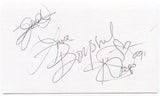 Bomshel Signed 3x5 Index Card Autographed Band Kristy Osmunson Kelley Shepard