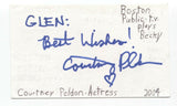 Courtney Peldon Signed 3x5 Index Card Autographed Signature Actress Star Trek
