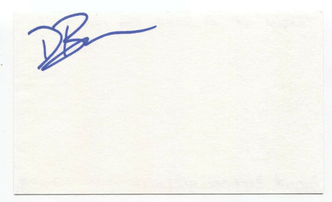 Theory of a Deadman - Dave Brenner Signed 3x5 Index Card Autographed Signature