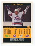 1994 Classic Pro Prospects Jason Young Signed Card Hockey Autograph AUTO #226