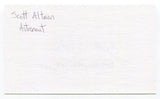 Scott Altman Signed 3x5 Index Card Autograph Space NASA Astronaut STS-125 ASRC