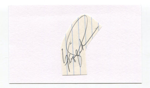 Ferguson Jenkins signed Cut Index Card Autographed Baseball MLB CY Young HOF