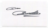 Don Bosseler Signed 3x5 Index Card Autographed NFL Football Washington