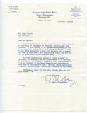 William R. Poage Signed Letter Autographed Signature Texas Politician