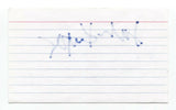 Jack Kuper Signed 3x5 Index Card Autographed Signature Director Writer