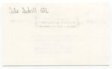 Dale Dodrill Signed 3x5 Index Card Autographed NFL Football Pittsburgh Steelers