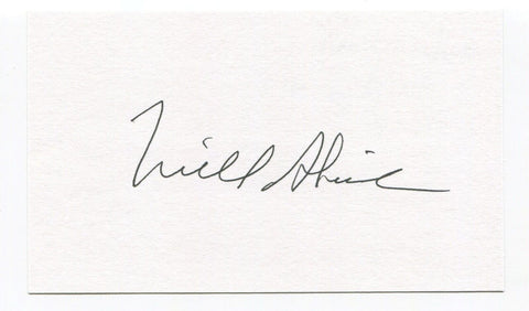 Neill Sheridan Signed 3x5 Index Card Autographed MLB Baseball Boston Red Sox