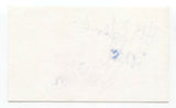 13 Engines - Jim Hughes Signed 3x5 Index Card Autographed Signature