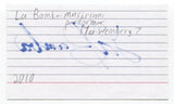 Richie Rosenberg Signed 3x5 Index Card Autographed Signature Conan La Bamba