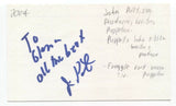 John Pattison Signed 3x5 Index Card Autographed Signature Producer Fraggle Rock
