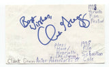 Clark Gregg Signed  Index Card Autographed  Marvel Avengers SUPER EARLY CAREER