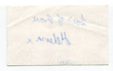 Helena Biggs Signed 3x5 Index Card Autographed Actress Oliver