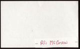Ali MacGraw Signed Index Card Signature Vintage Autographed AUTO 