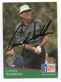 1991 Pro Set PGA Tour Golf Lanny Wadkins Signed Card Autographed Signature #36