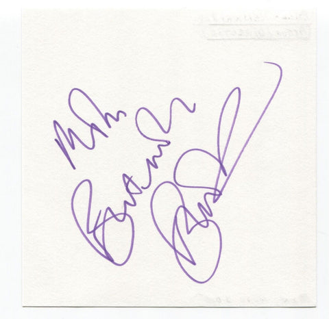 Bill Kenwright Signed Page Autographed Signature Inscribed "To Mike" Producer