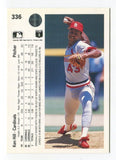 1990 Upper Deck Ken Hill Signed Card Baseball Autographed #336