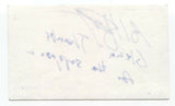 Albert Schultz Signed 3x5 Index Card Autographed Signature Actor