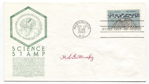 Herbert S. Gutowsky Signed FDC First Day Cover Autographed Vintage Signature