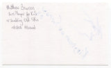 Matt Brunson Signed 3x5 Index Card Autographed Musician Kingdom of Sorrow Bass