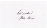 Max Alvis Signed 3x5 Index Card Autographed Signature Cleveland Indians All-Star