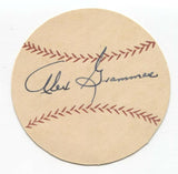 Alex Grammas Signed Paper Baseball Autograph Signature St Louis Cardinals