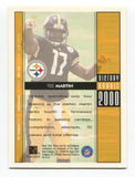 2000 Upper Deck Victory Tee Martin Signed Card Football NFL Autographed