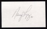 Nancy Lopez Signed 3x5 Index Card Autographed Golf Signature 