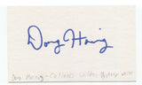 Doug Hornig Signed 3x5 Index Card Autographed Signature Author Writer