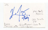 Kevin Massey Signed 3x5 Index Card Autographed Actor Disney Tarzan Play