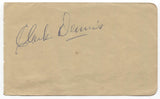 Clark Dennis Signed Album Page Autographed Signature