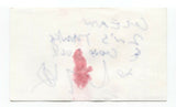 Jeremy Hotz Signed 3x5 Index Card Autographed Comic David Letterman Show