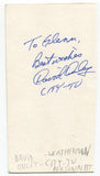 David Onley Signed 3x5 Index Card Autographed Weatherman Lt. Governor Canada