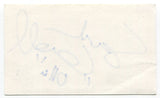 Sarah Cornell Signed 3x5 Index Card Autographed Actress Modern Family