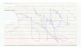 Terry David Mulligan Signed 3x5 Index Card Autographed Signature Actor