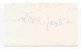 Henry Jaglom Signed 3x5 Index Card Autograph Actor Director