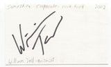 Something Corporate William Tell Signed 3x5 Index Card Autographed Signature