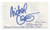 Michael Cerveris Signed 3x5 Index Card Autographed Signature Actor