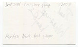 Haydain Neale Signed 3x5 Index Card Autographed Signature JackSoul